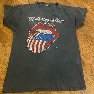 Authentic VINTAGE Rolling Stones concert tshirt